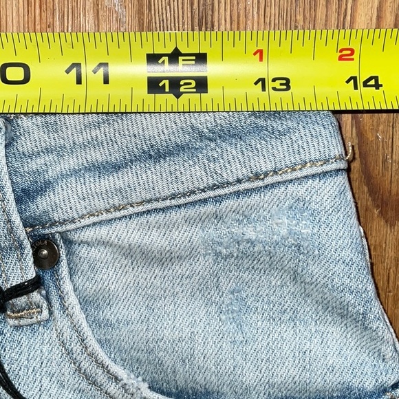 NWT Pistola Jean Cut Off Mini Skirt. 27 - Picture 15 of 16